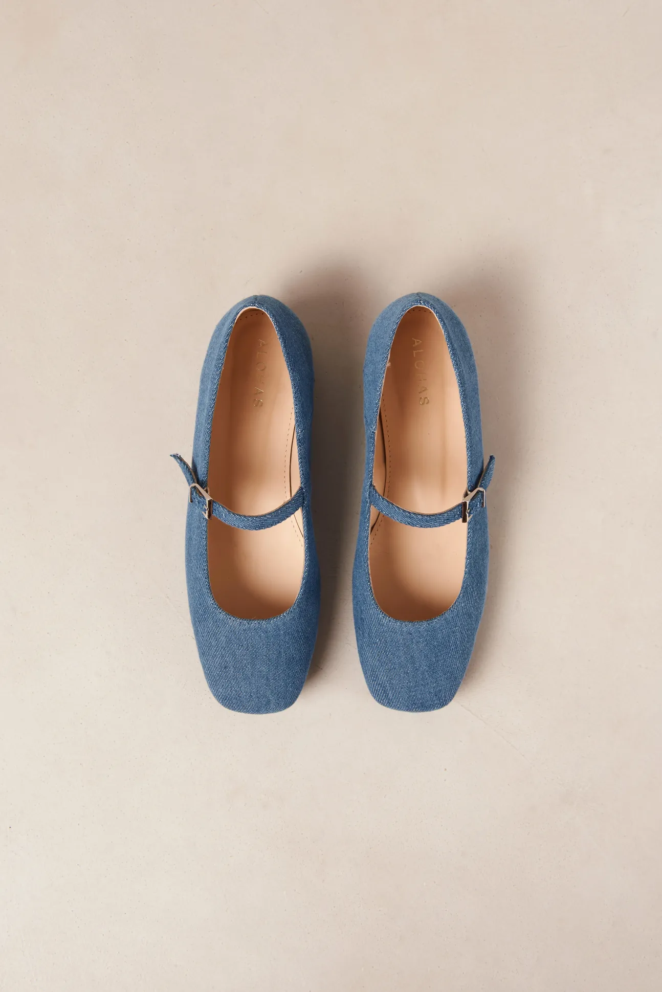 Alohas Por Do Sol Leather Ballet Flats