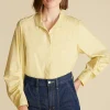 Averi Pleated Poplin Blouse