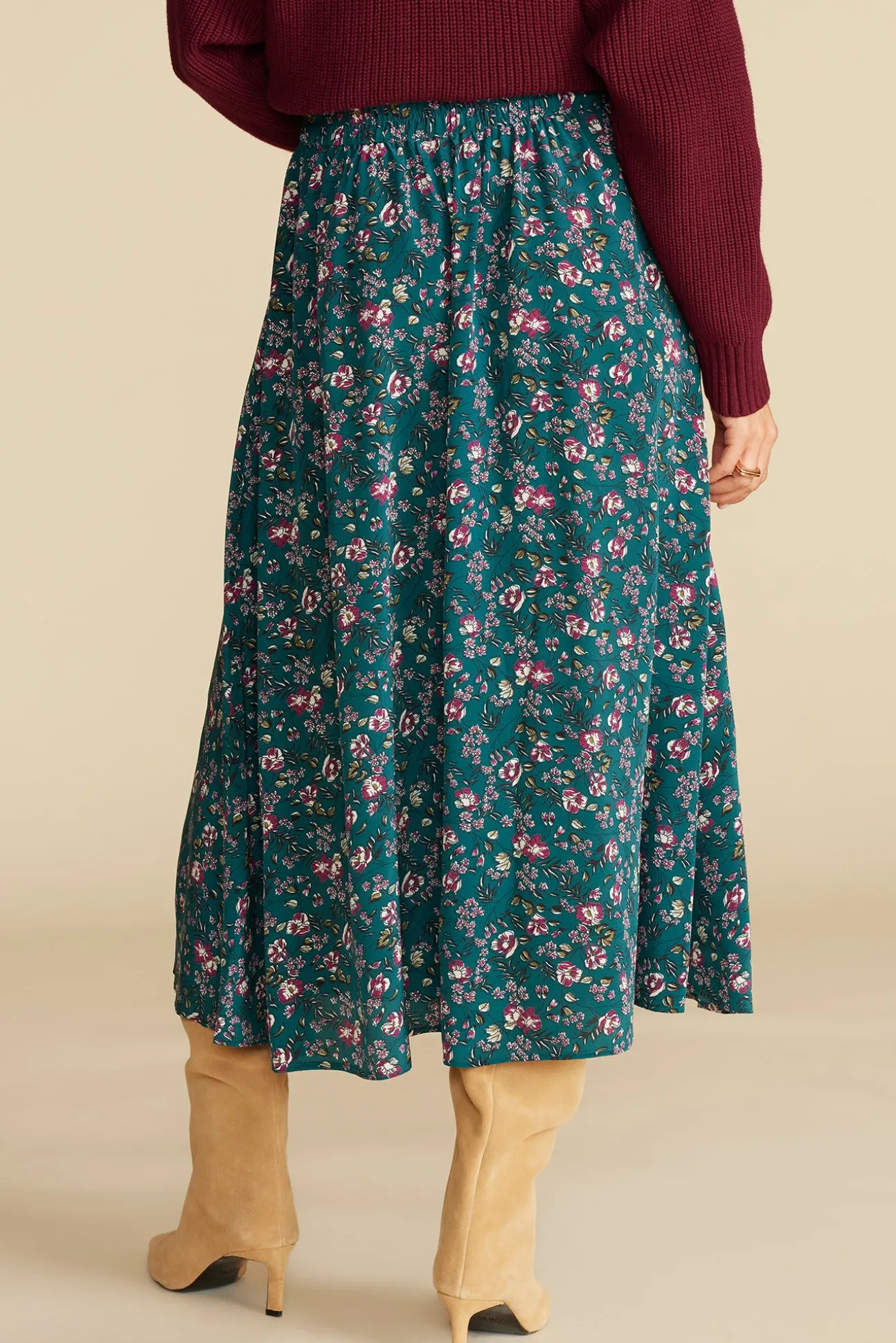 Blaze Washable Silk Skirt