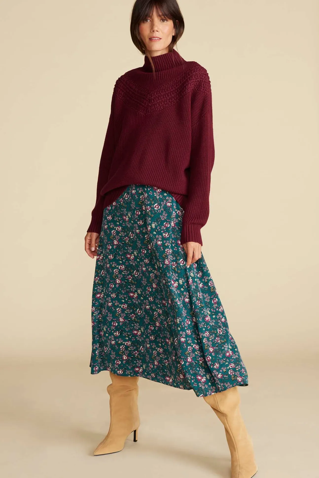 Blaze Washable Silk Skirt