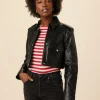 Deadwood Bella Cropped Leather Jacket