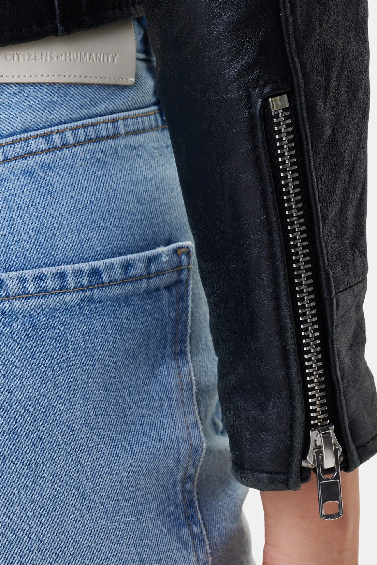 Deadwood Joan Leather Biker Jacket