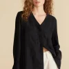 Dree Cupro V Neck Blouse