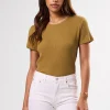 Eleanor Organic Cotton Modal Rib Tee