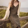 Eloise Cupro Slip Dress