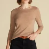Fran Boatneck Cashmere Sweater