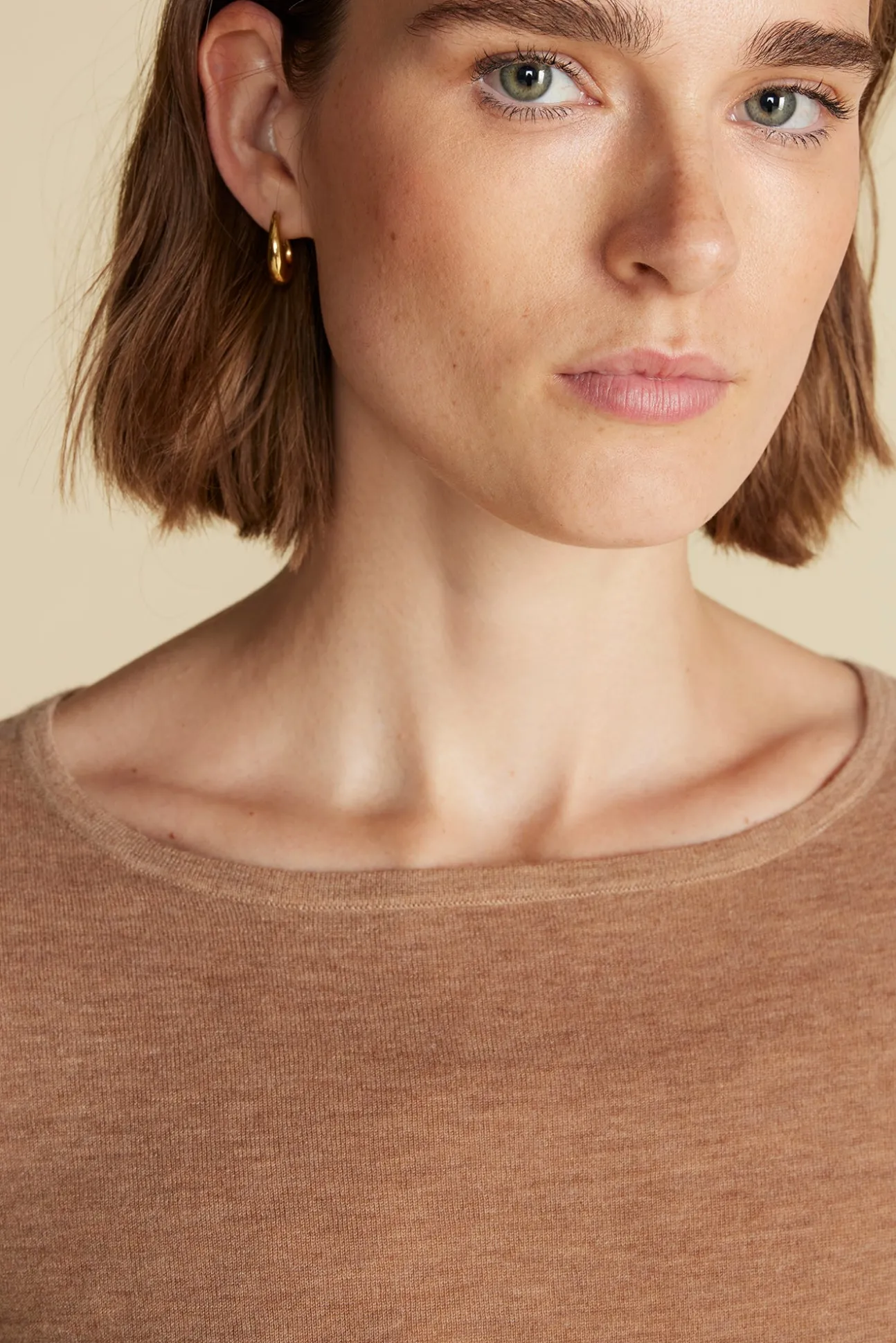 Fran Boatneck Cashmere Sweater
