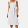 Irene Organic Cotton Eyelet Dress