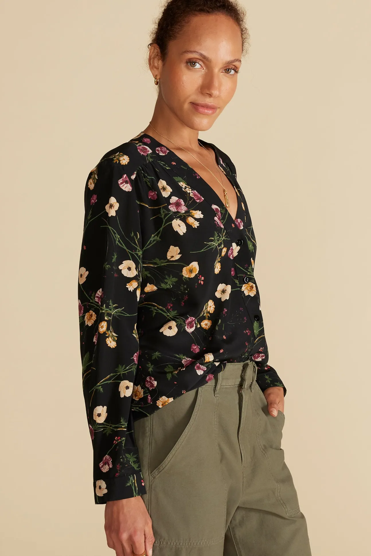Kaya Washable Silk Blouse