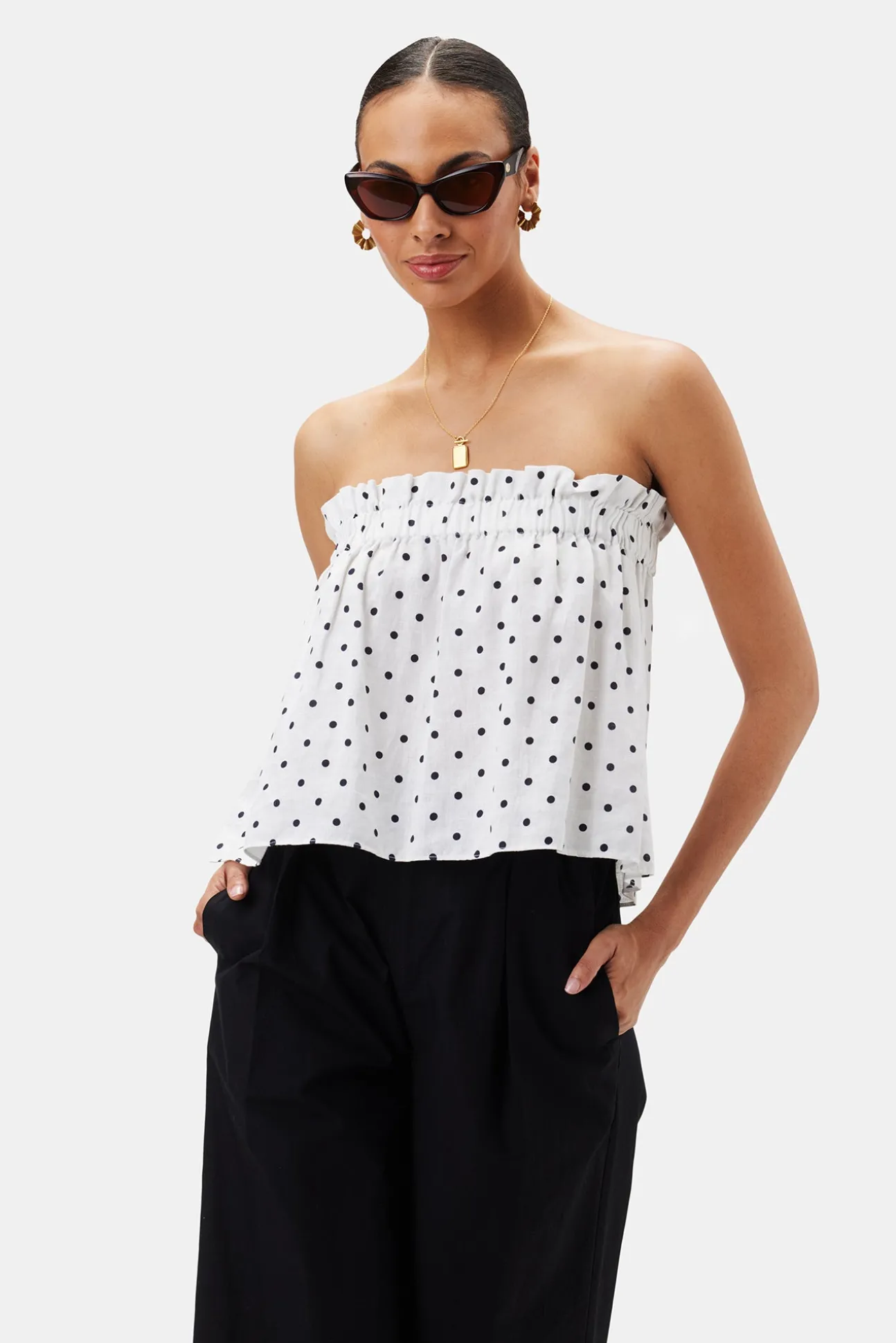 Lilly Pilly Pippa Organic Linen Top