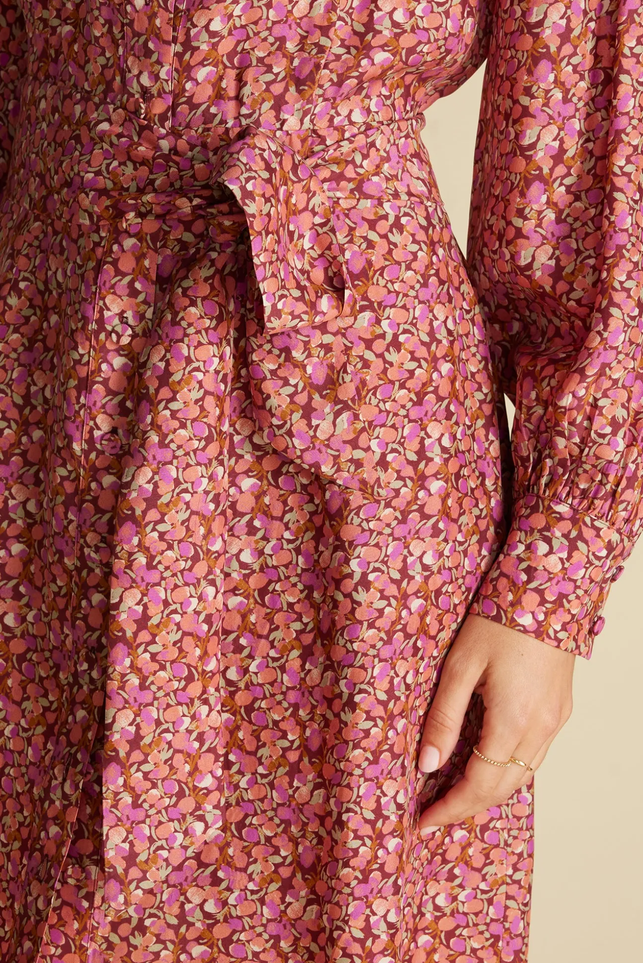 Marais Button Front Dress