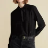 Milla Washable Silk Bow Blouse