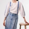 Placed Embroidery Blouse