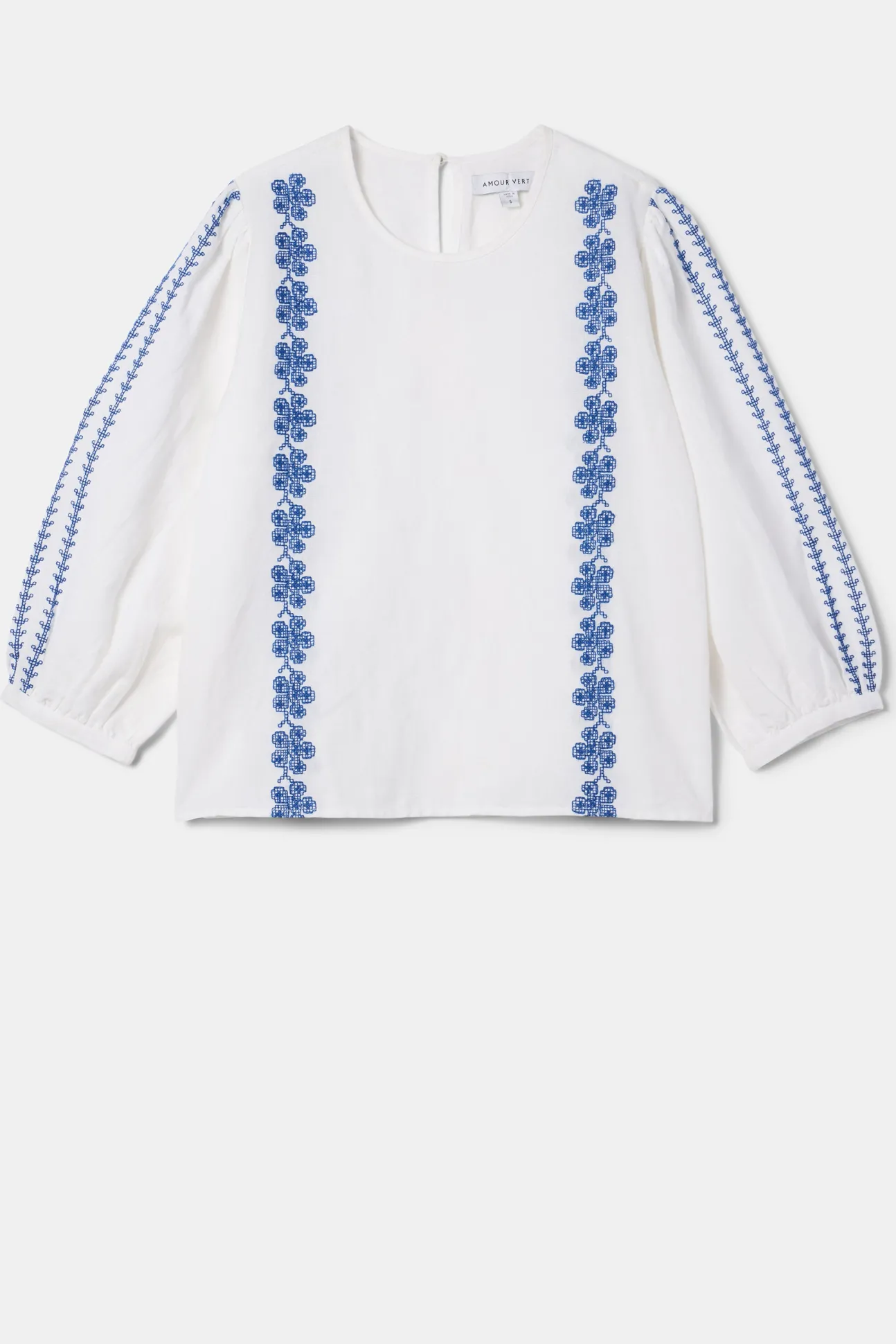 Placed Embroidery Blouse