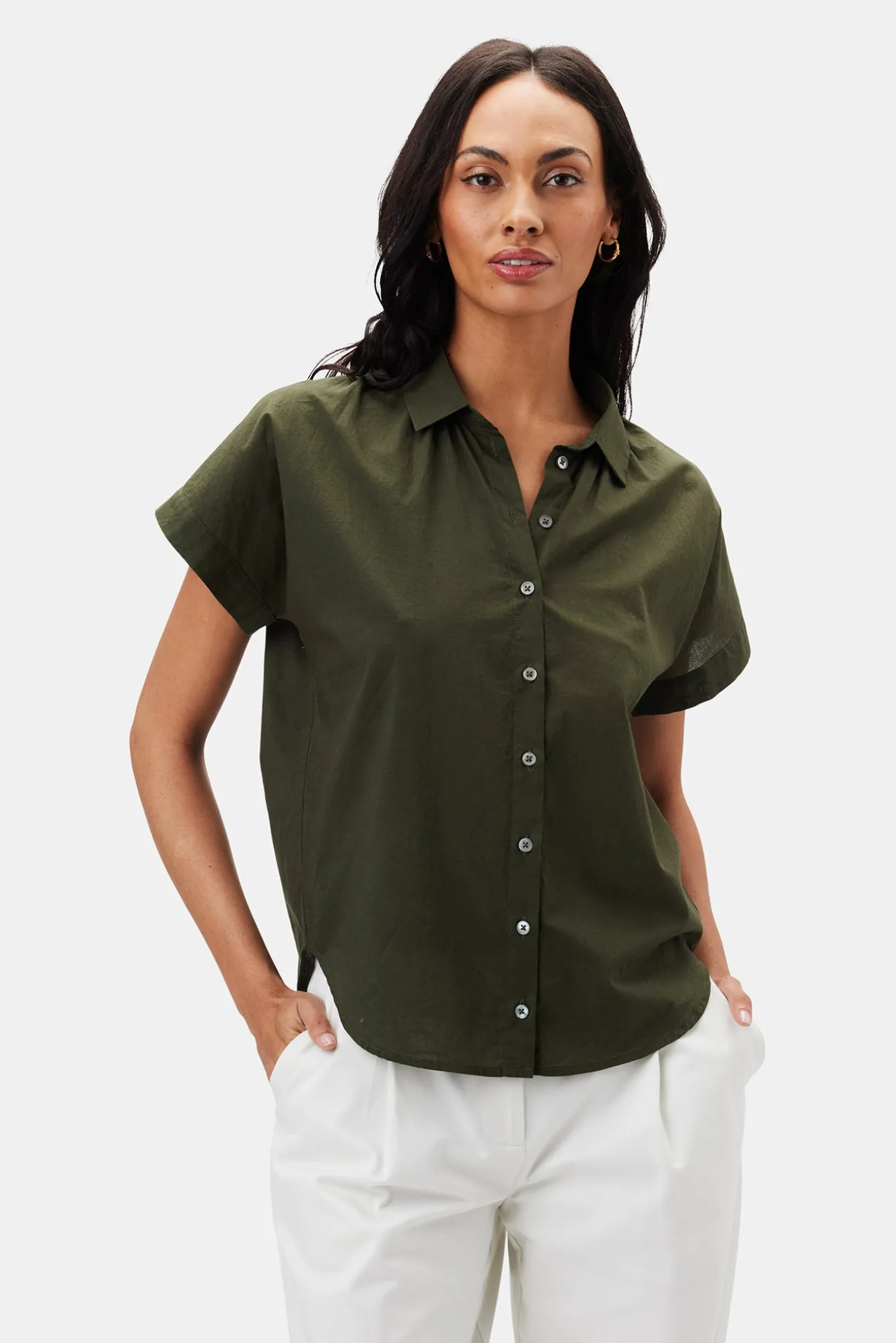 Renata Full Placket Blouse