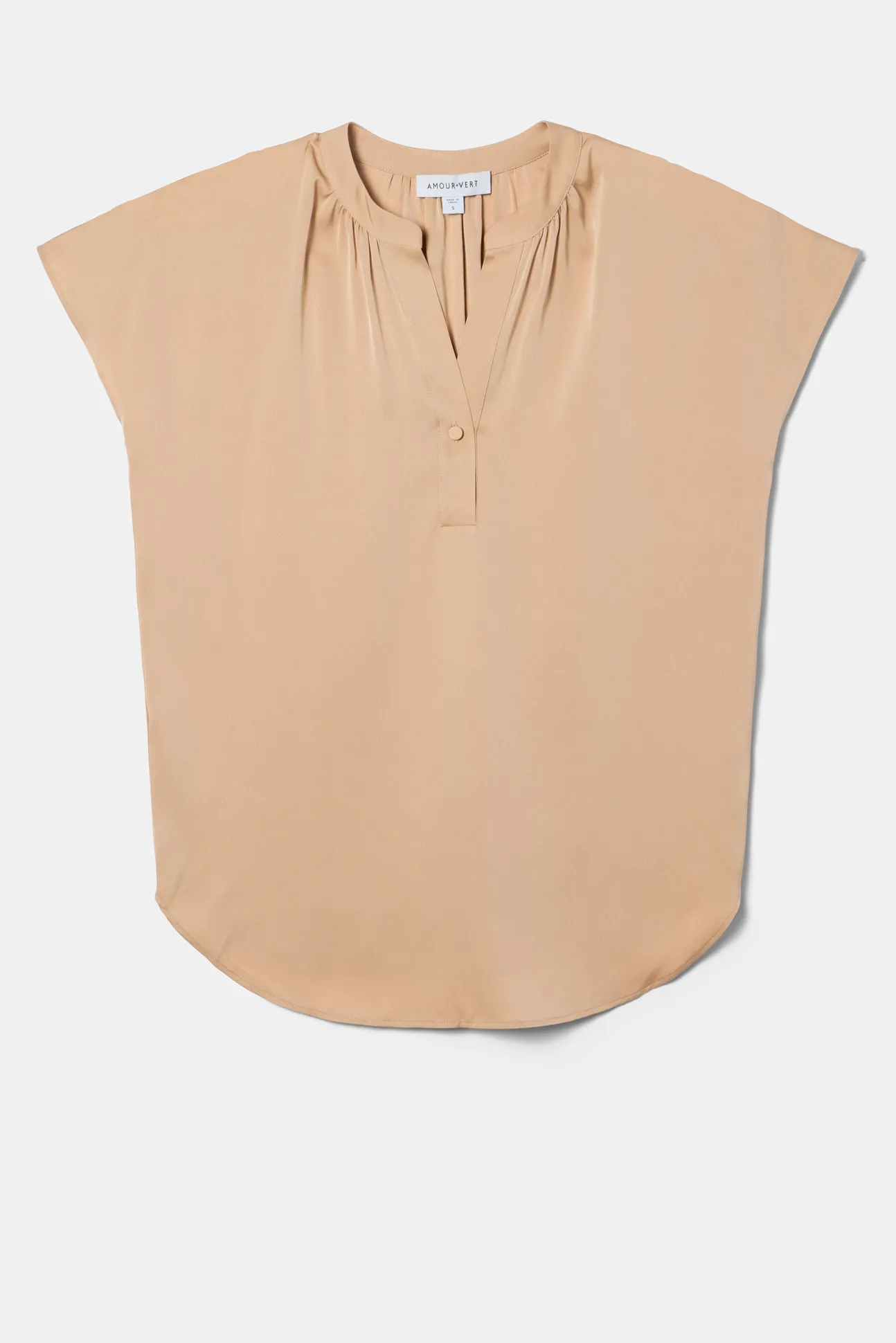 Renata Stretch Silk Blouse