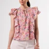 Ruffle Sleeve Top