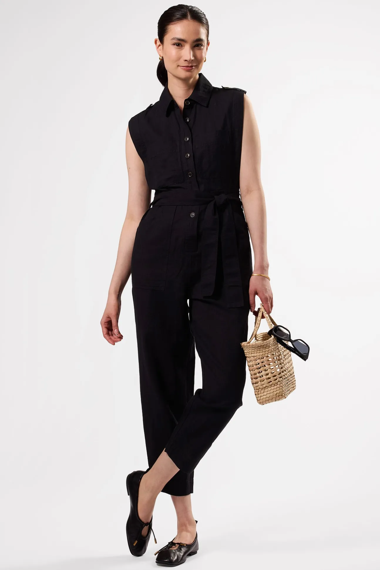 Sienna Cotton Linen Jumpsuit