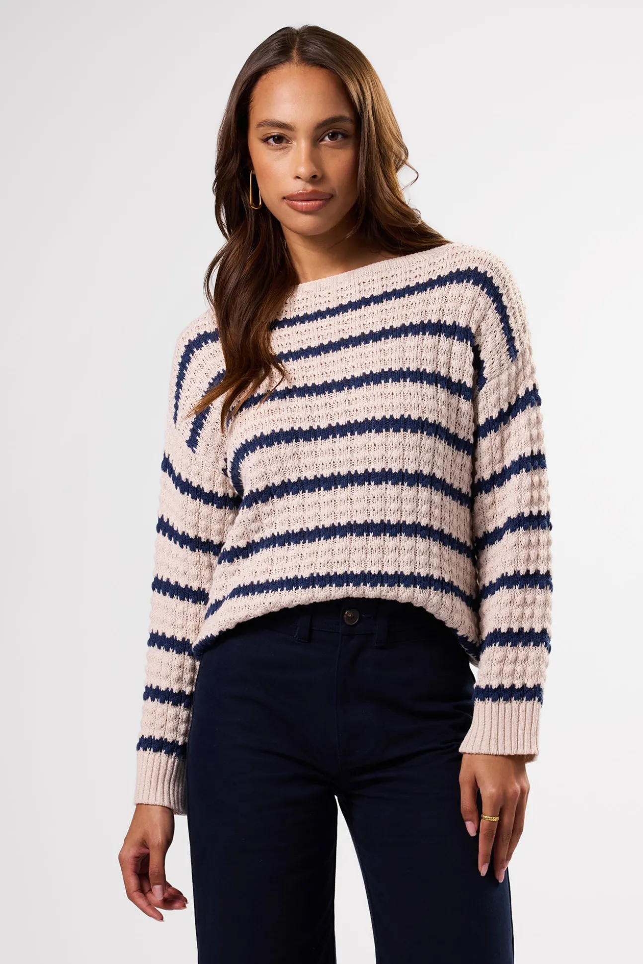 Stripe Novelty Sweater