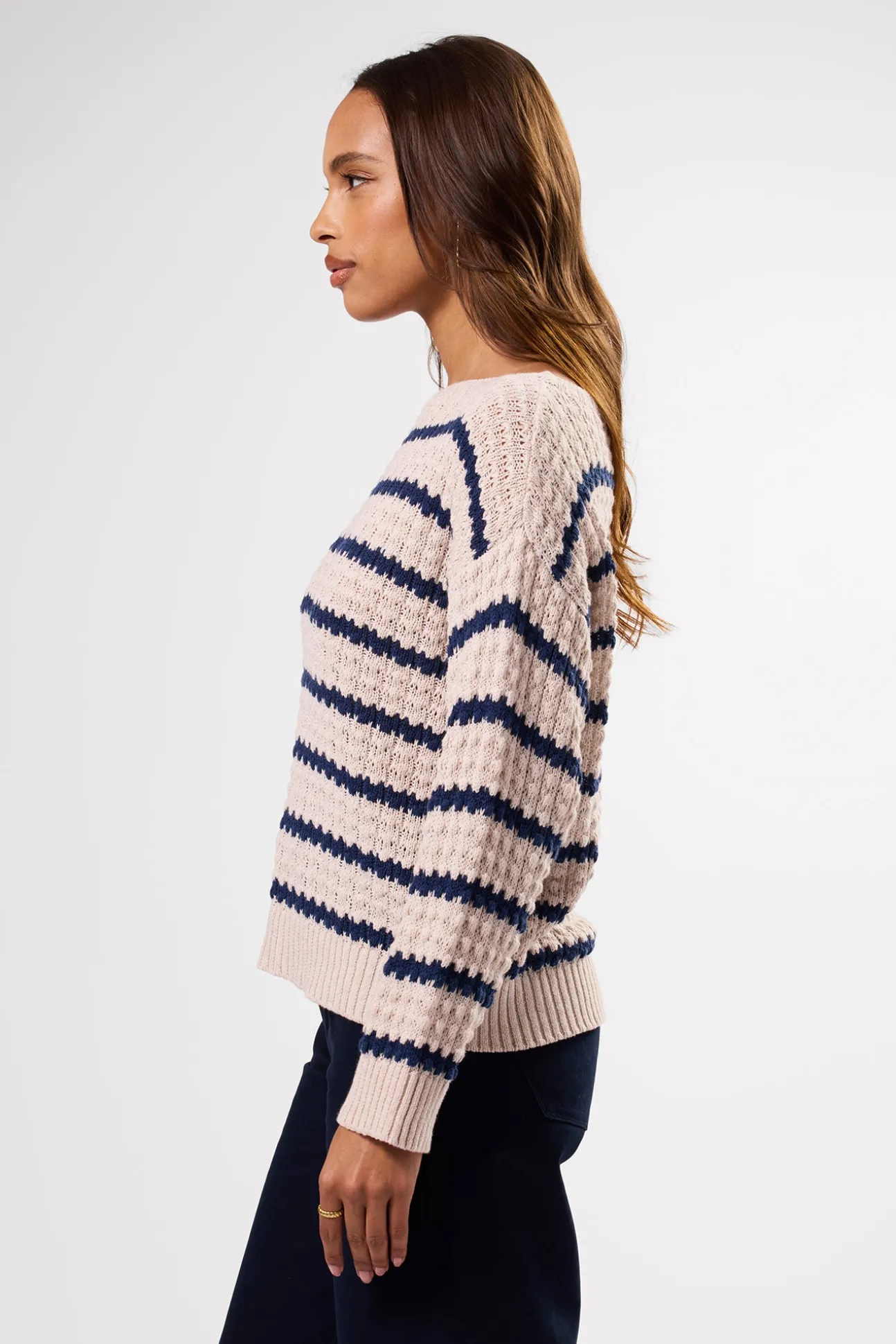 Stripe Novelty Sweater