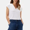 V Neck Solid Tee
