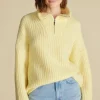 Veronique Chunky Half Zip Pullover Sweater