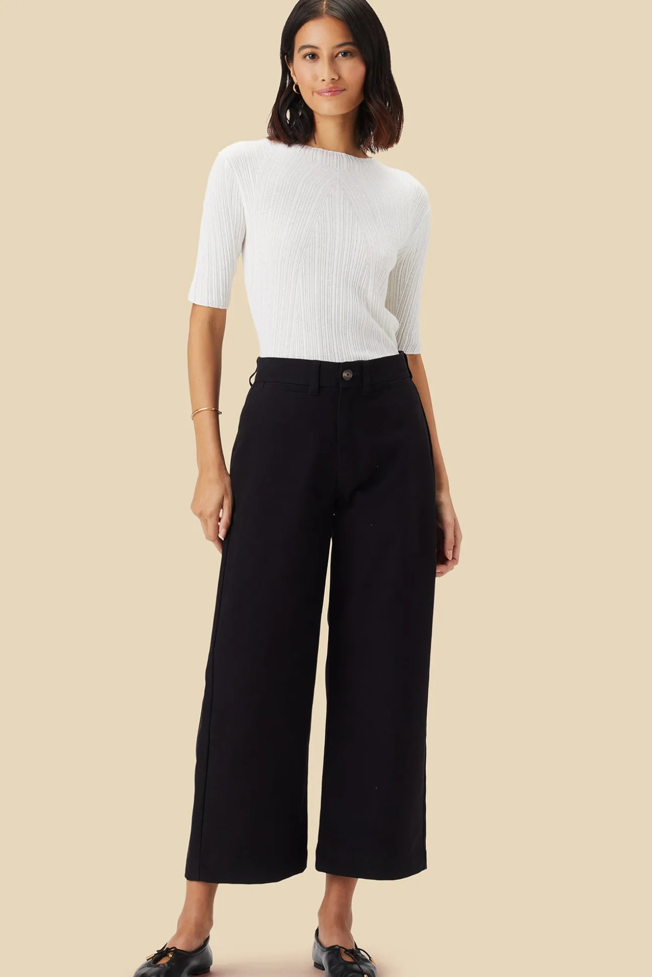 Wide Leg Utility Pant